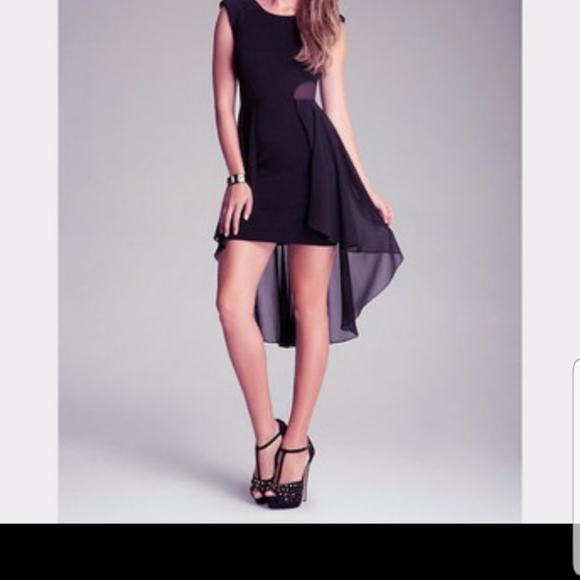 bebe Dresses & Skirts - bebe High low semi formal side cutout dress size m